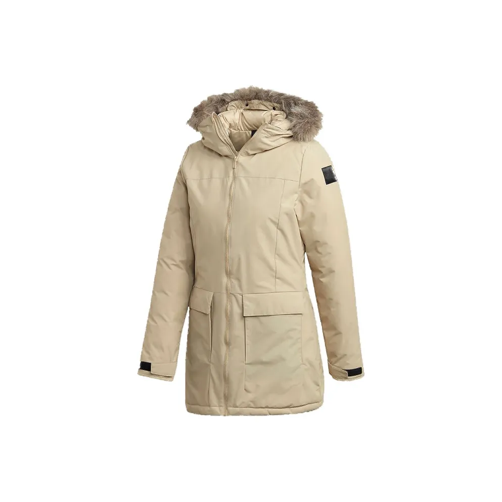 Adidas MYSHELTER Хаки Женские Объемные Куртки (Пуфы)