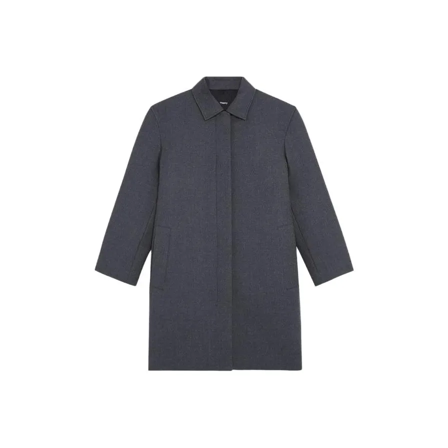 THEORY Coats Women's Medium Gray