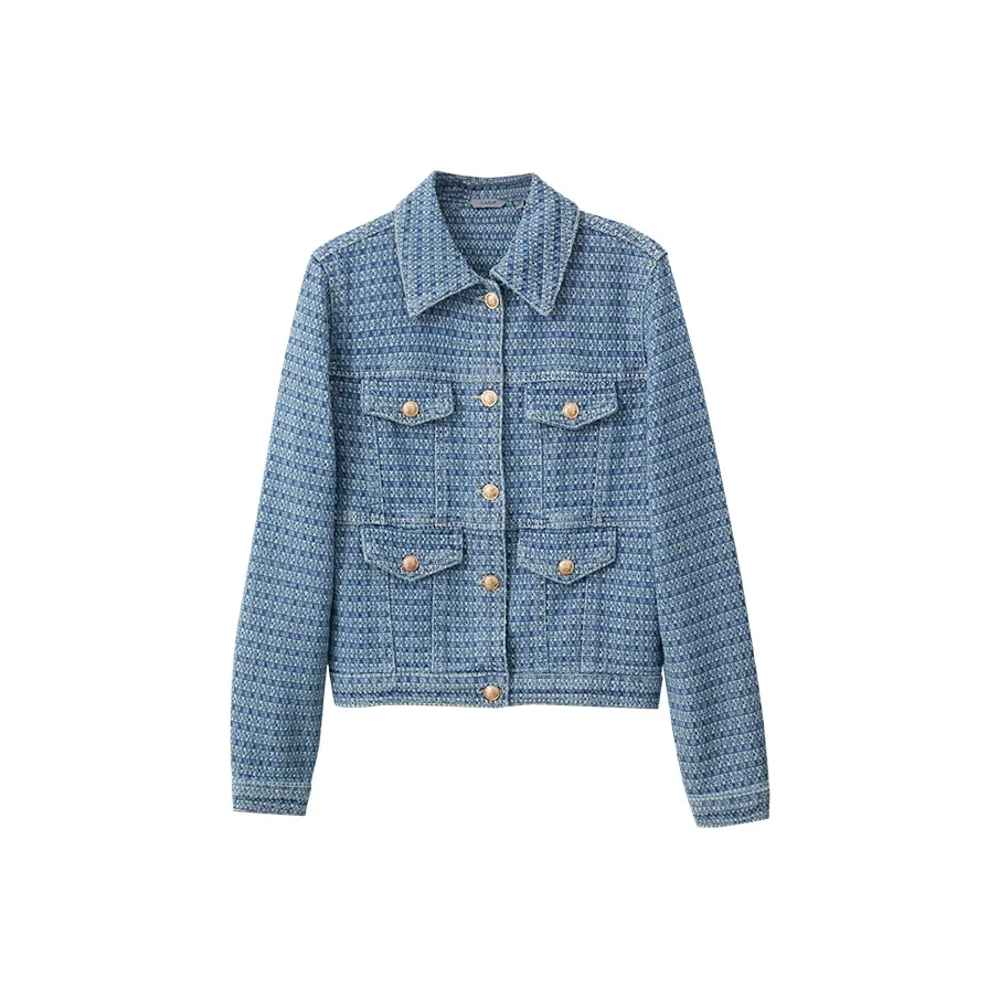 AMII Синий Женские Джинсовые Куртки