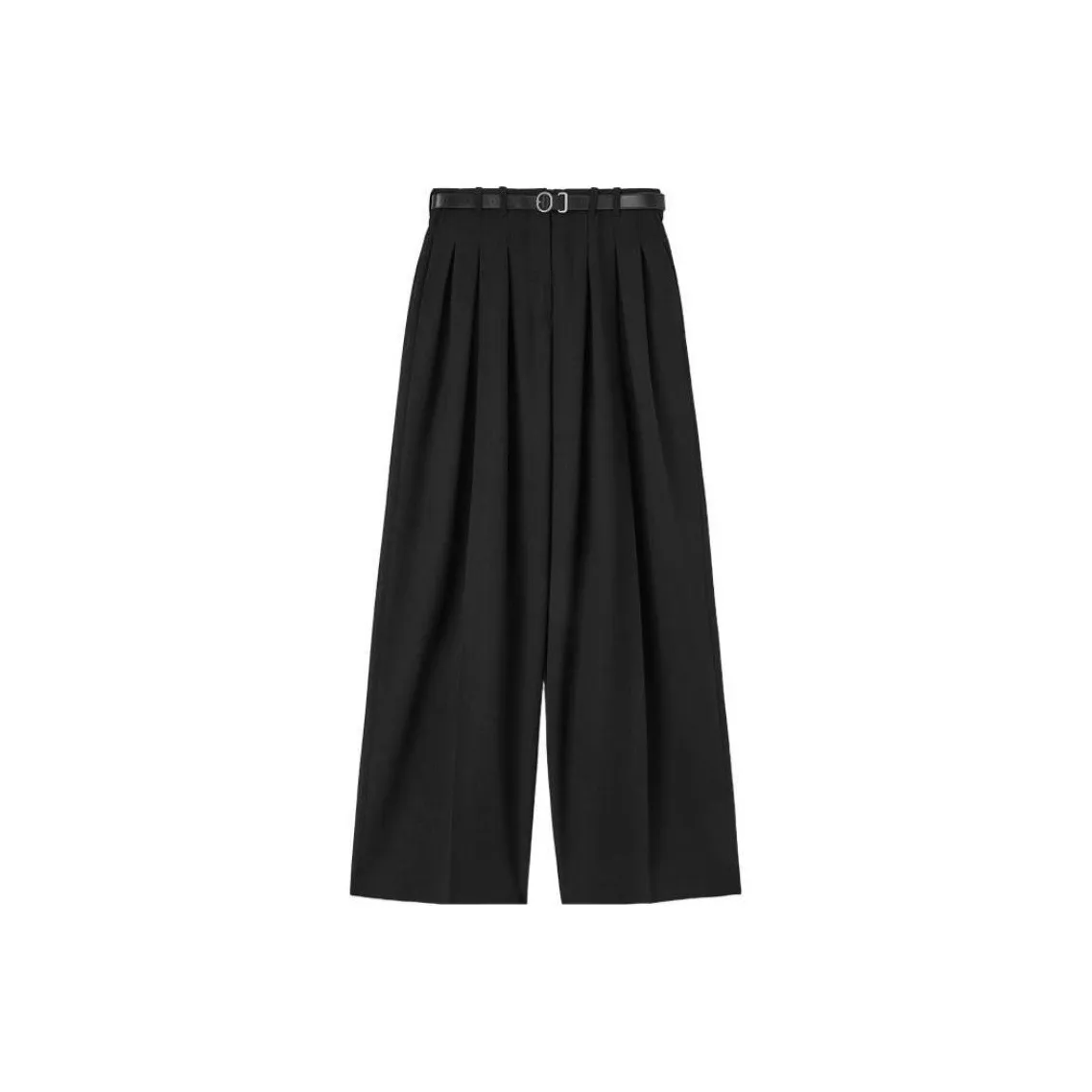 JIL SANDER Belted Pleated Trousers