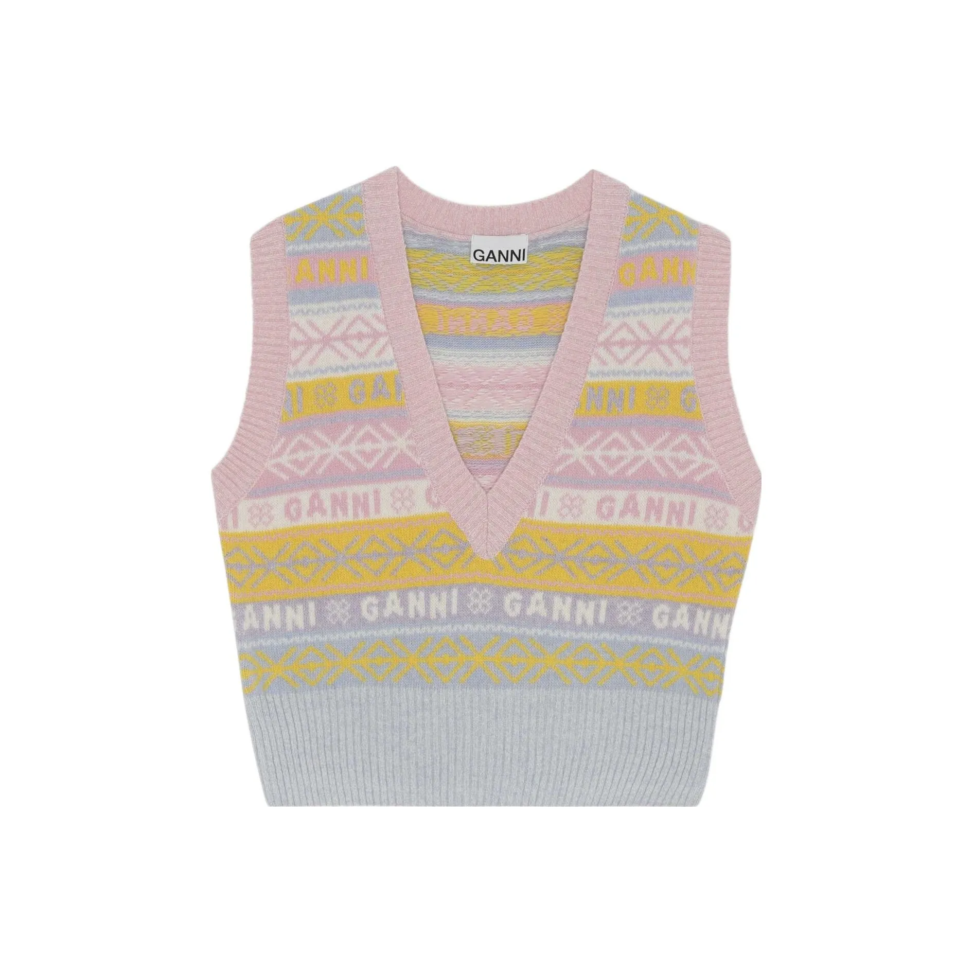 GANNI Vest Fall Women's Multicolor