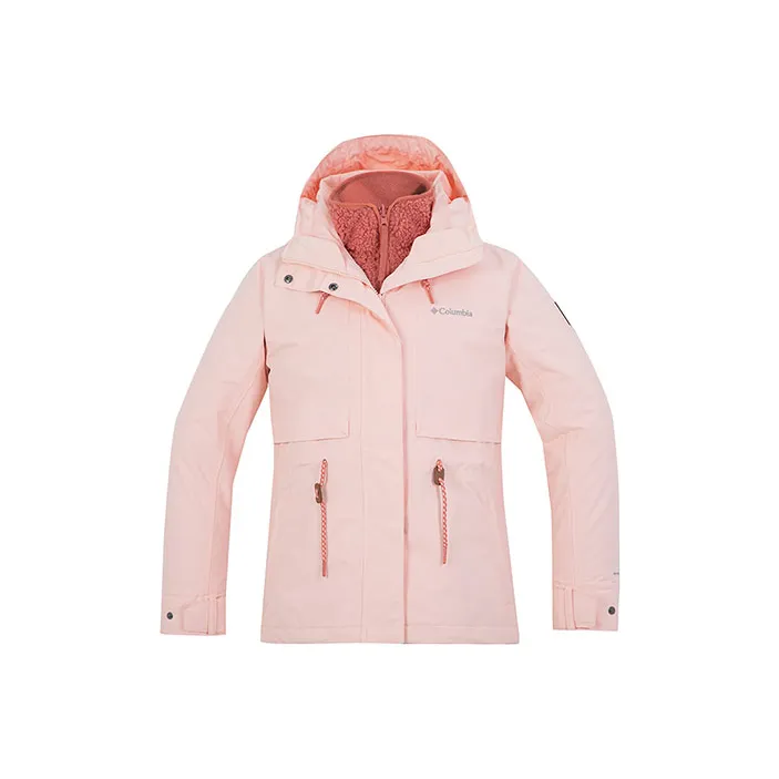 Columbia Водонепроницаемый и Ветрозащитный Ветровка Женские Розовый