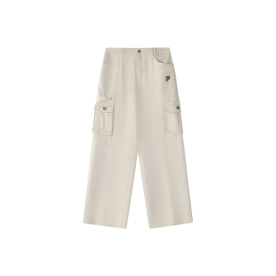 FILA FUSION Повседневные брюки Женские Фасолевый серый