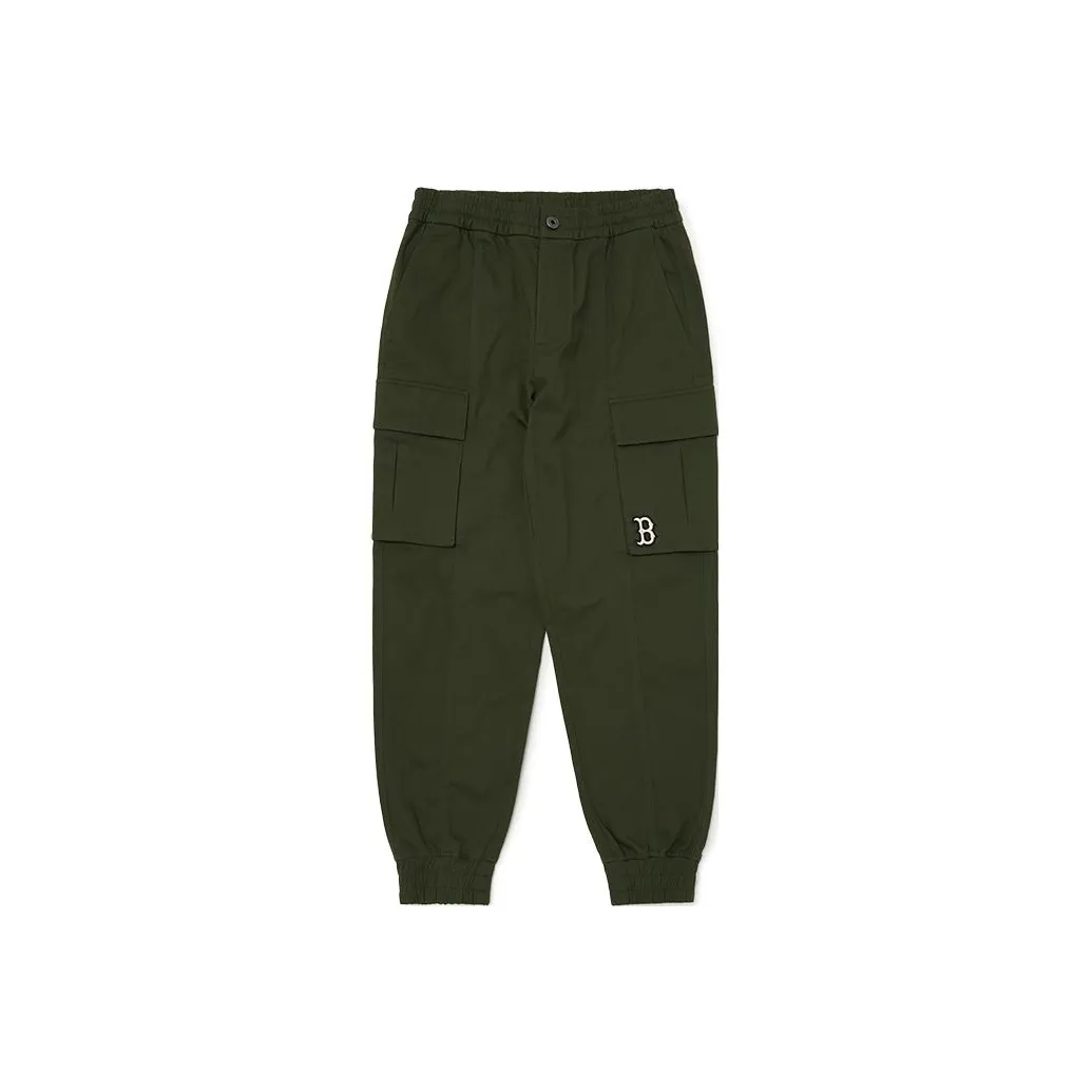 Mlb Base Logo FW22 Повседневные брюки Женские Армейский зеленый