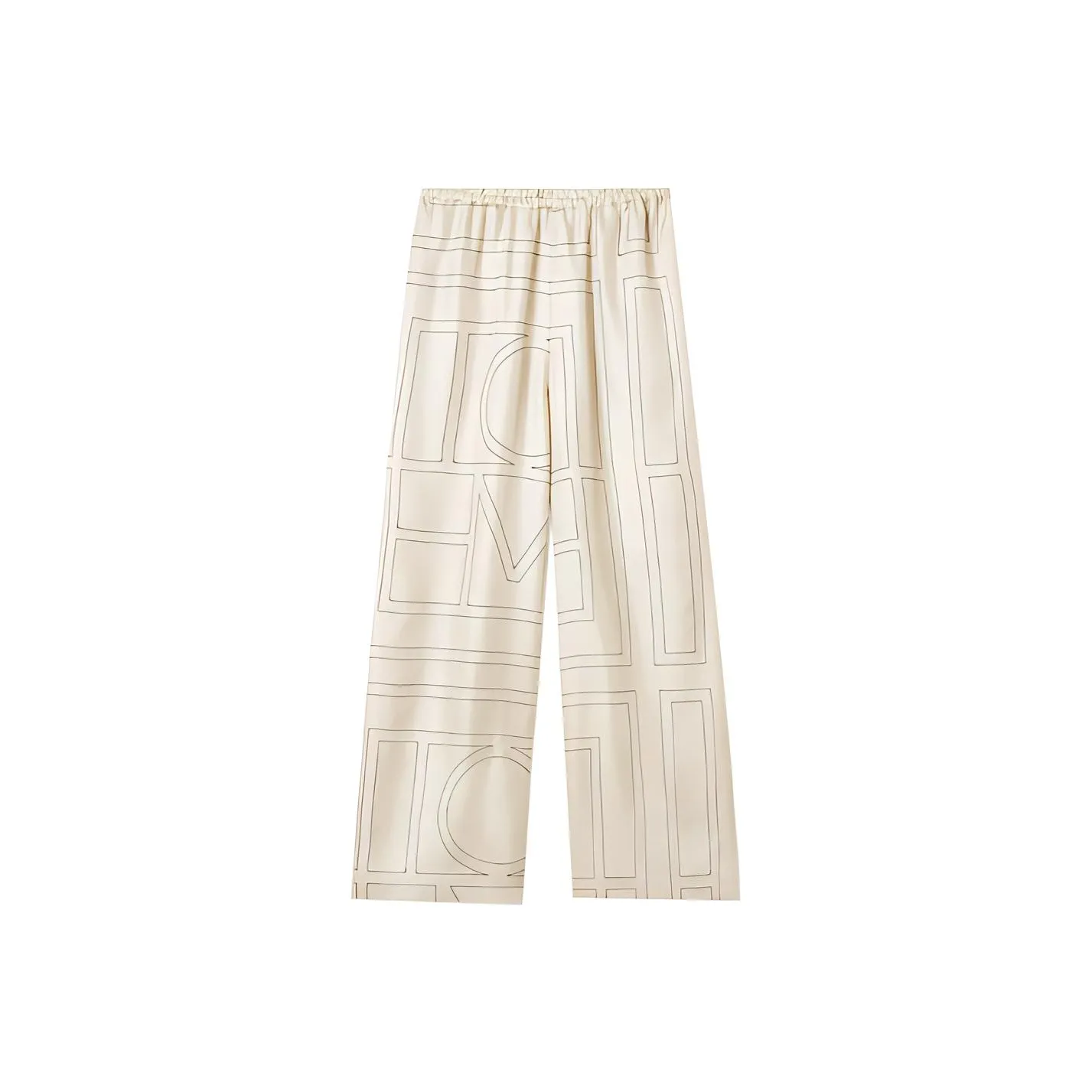 TOTEME Monogram Silk Pyjama Trousers