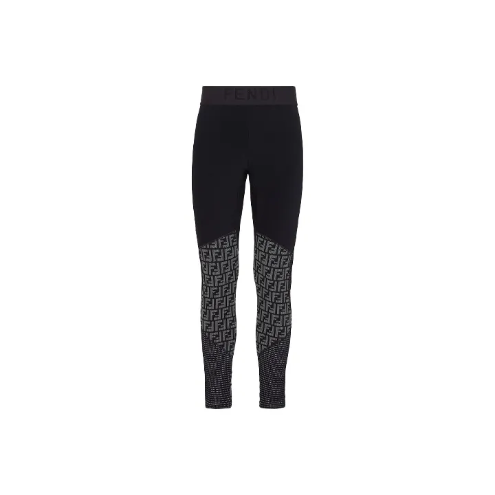 FENDI Leggings Women's Black