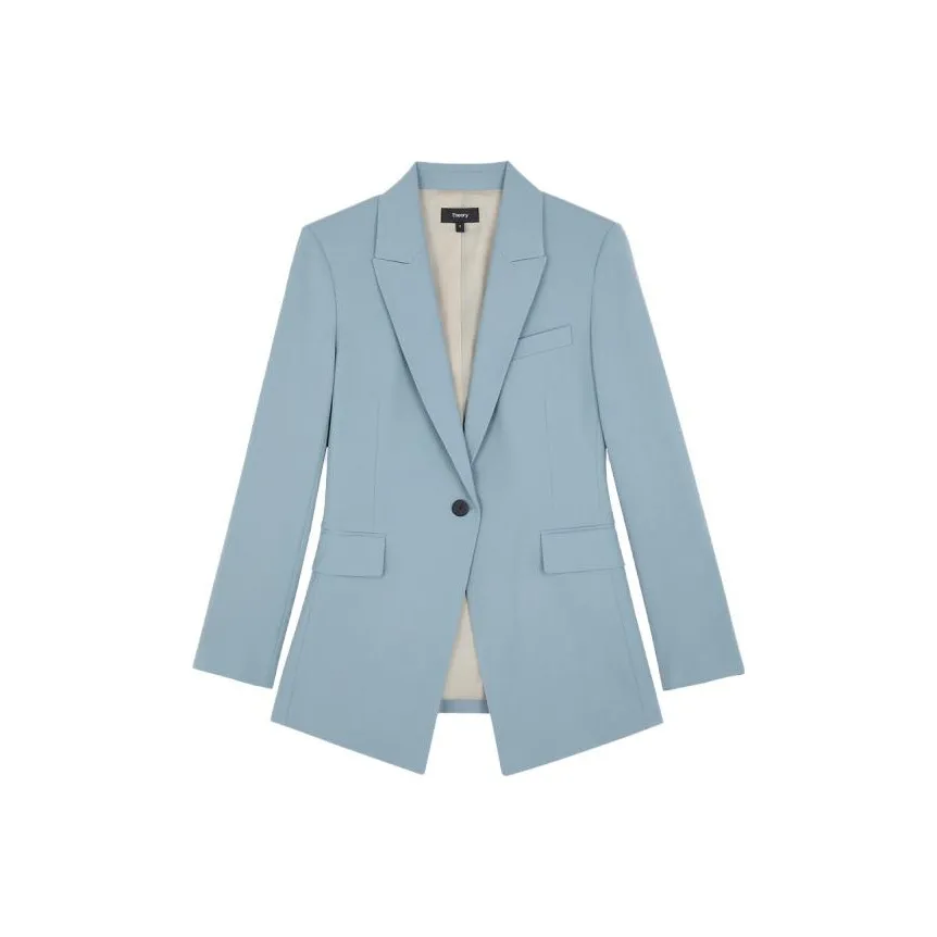 Theory Светло-серый синий Женские офисные костюмы