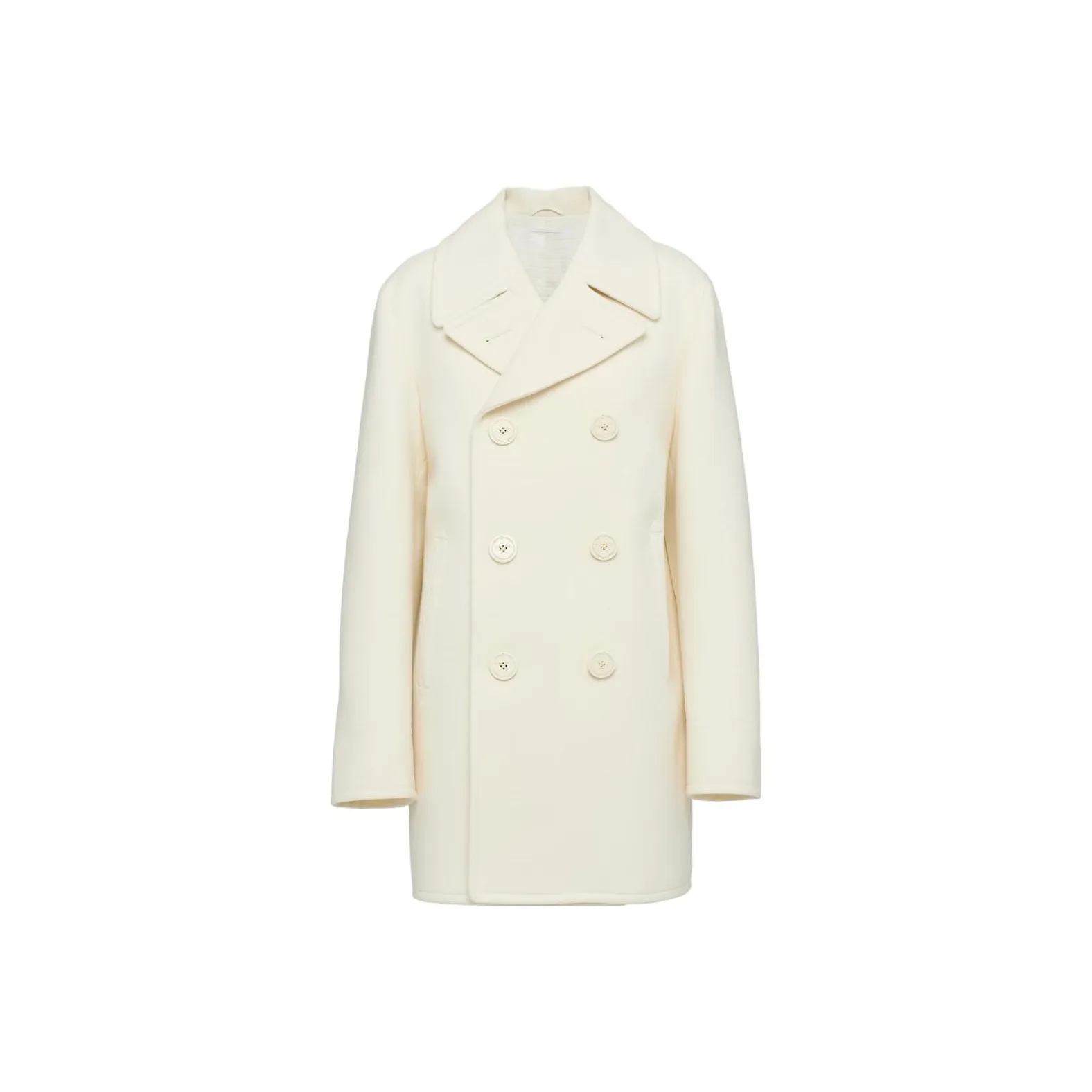 PRADA Double Breasted Long Sleeved Coat