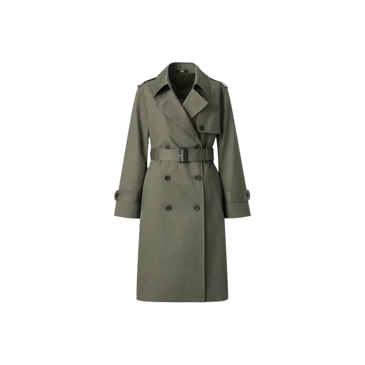 UNIQLO Trench Coat Women
s Olive
