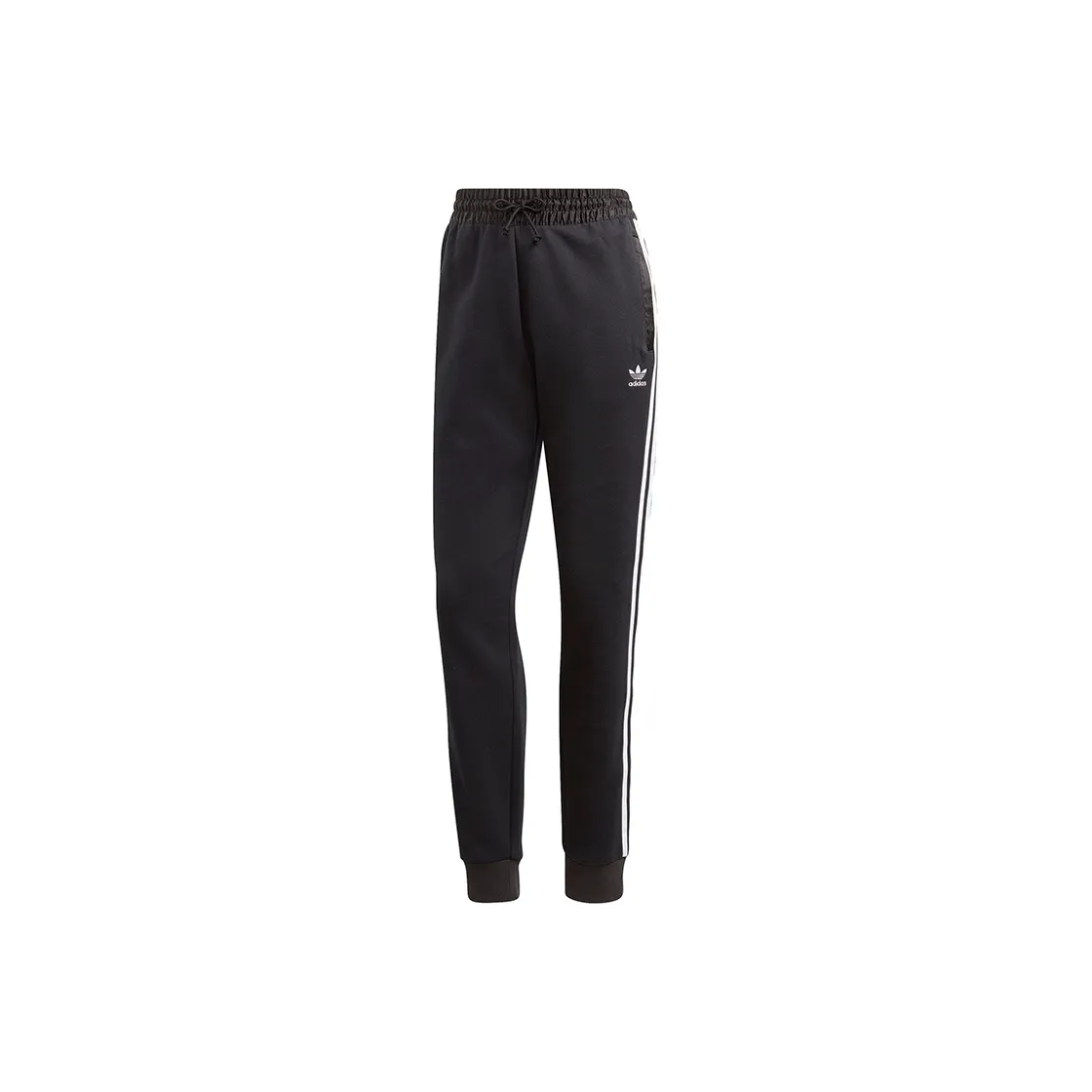 Adidas Originals Манжета Брюки Вязаные Тренировочные Брюки Женские Черные