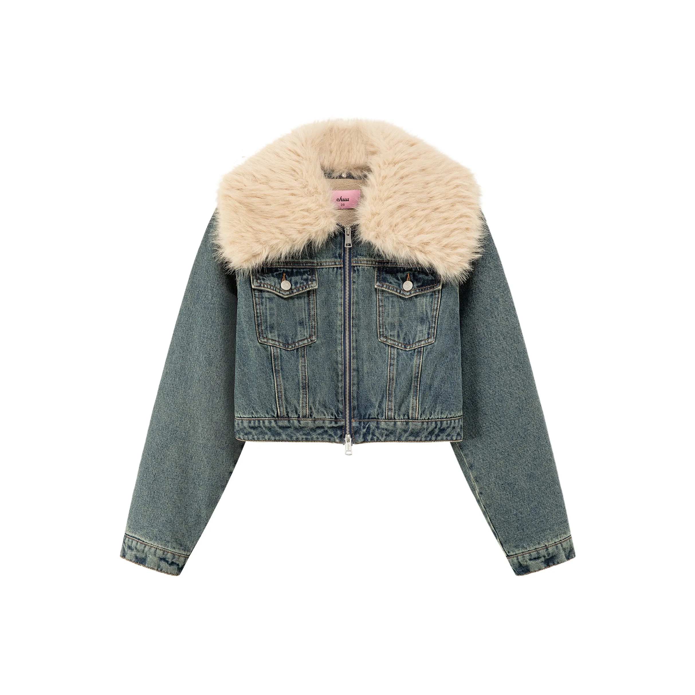 CHUU 24FW Denim Jacket Women's Blue