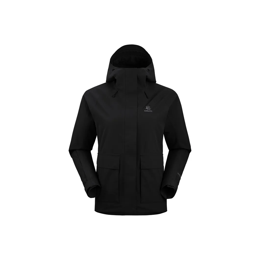 KAILAS Waterproof And Windproof Hooded Windbreaker Coats Women's