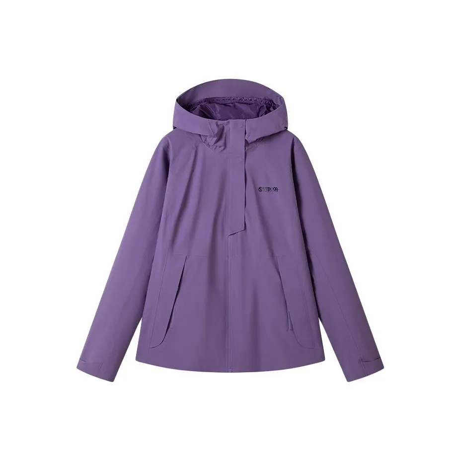 OUTDOOR PRODUCTS Водонепроницаемый и Ветрозащитный Ветровка Женские Индиго