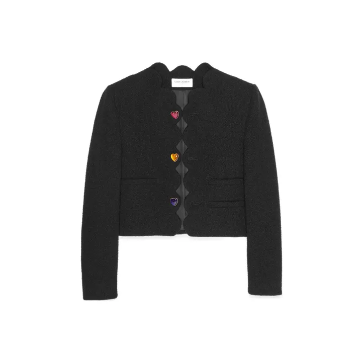 SAINT LAURENT SS22 Jackets & Coats Women's Black