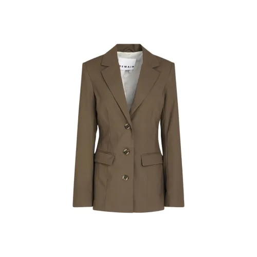 REMAIN BIRGER CHRISTENSE Армейский зеленый Женские офисные костюмы