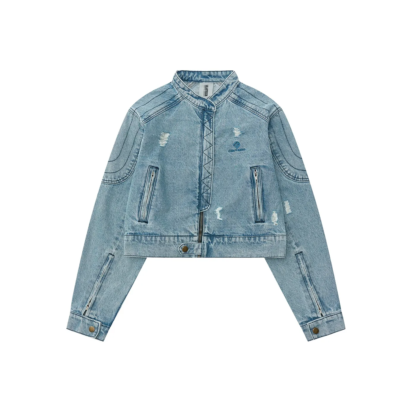 Heartboon Синий Унисекс Джинсовые куртки