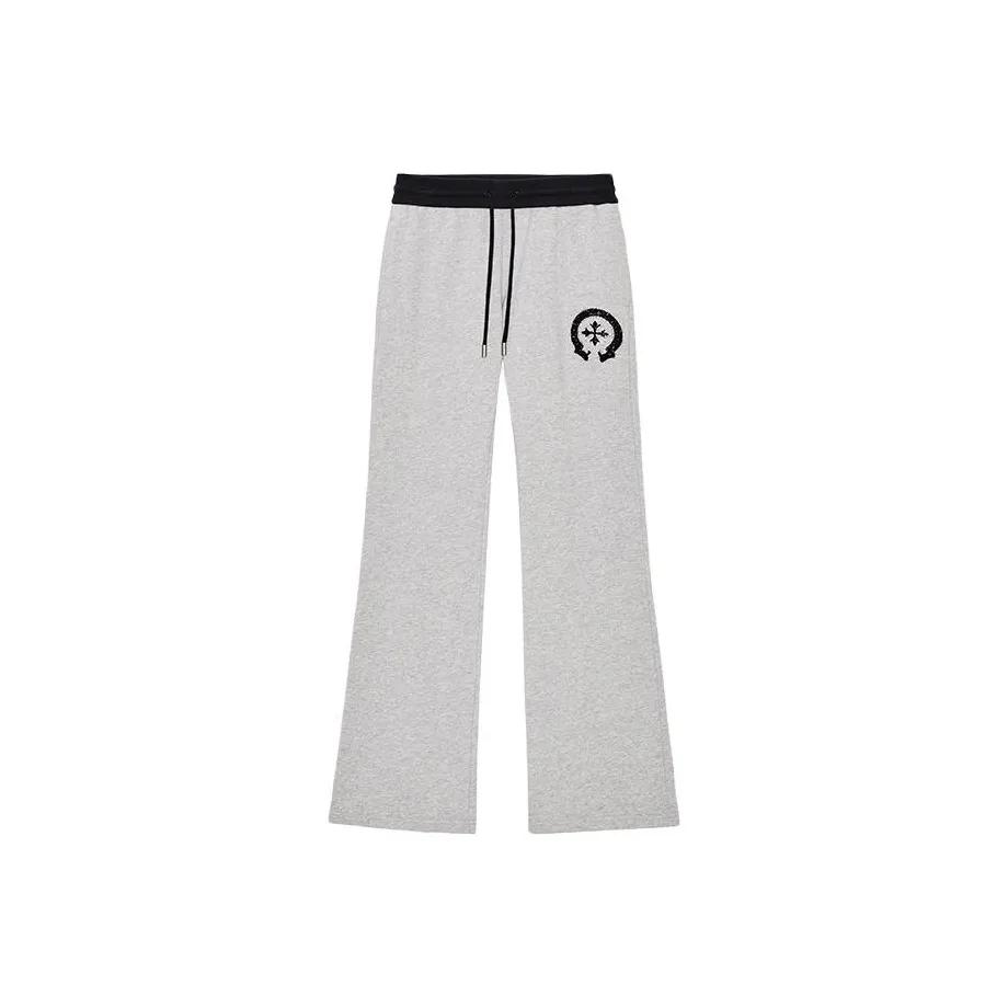 Ed Hardy SS24 Casual Pants Women's Light Smoke Gray