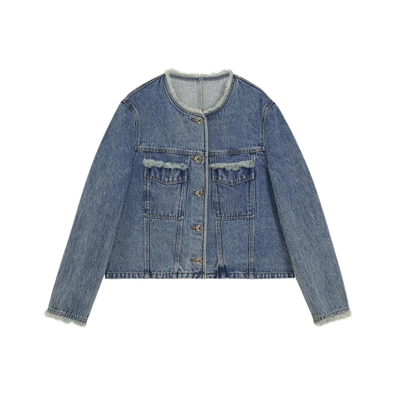 Omont Denim Куртка Женская Джинсовая Синяя