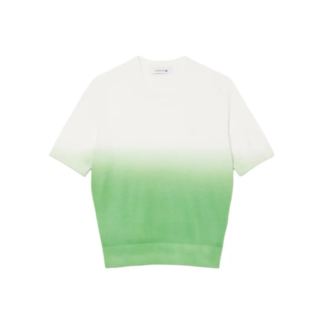 LACOSTE Collaboration SS25 Трикотаж Женский Зеленый Белый