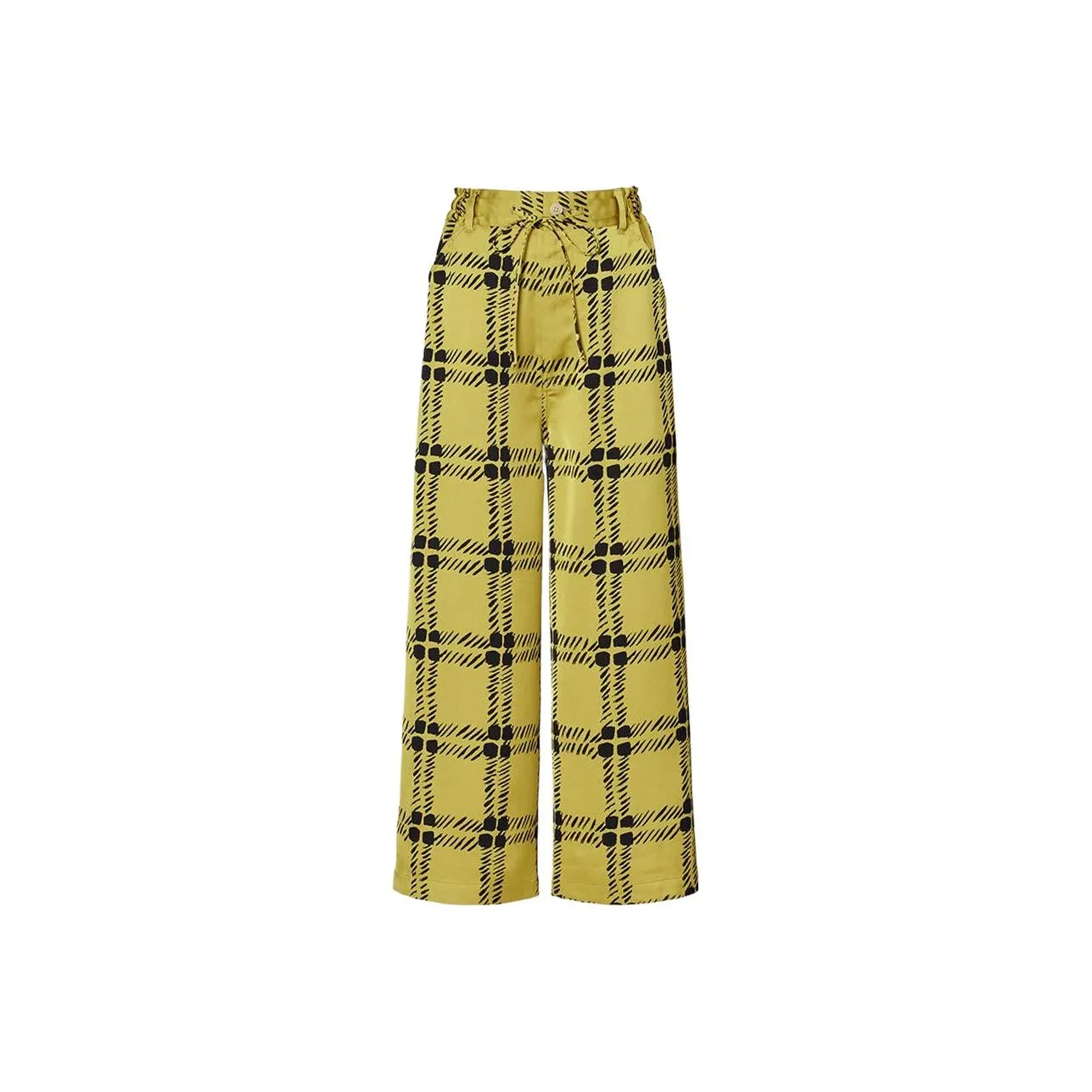 UNIQLO Повседневные брюки Женские Горчичный