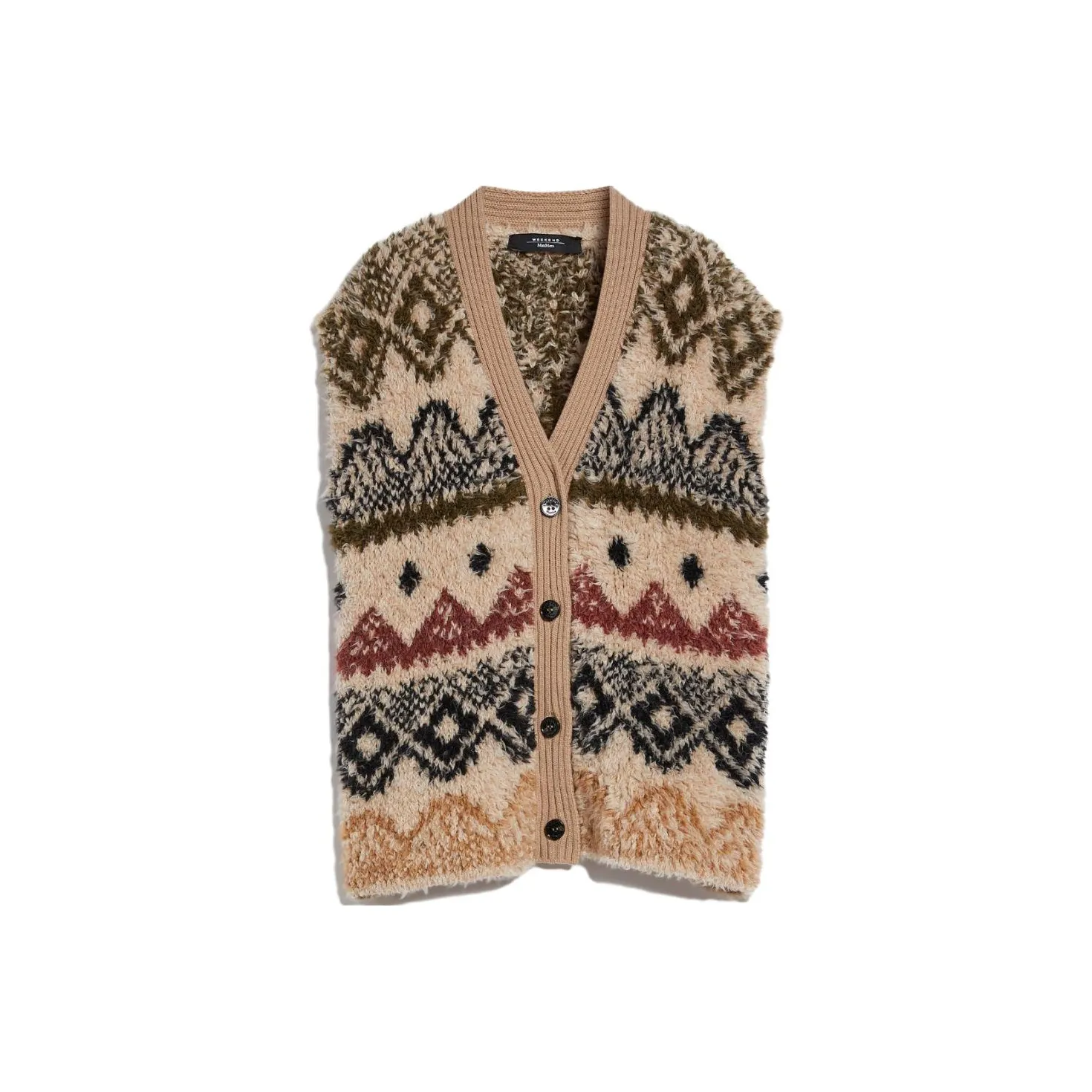 WEEKEND MaxMara Жилет Женские Коричневый