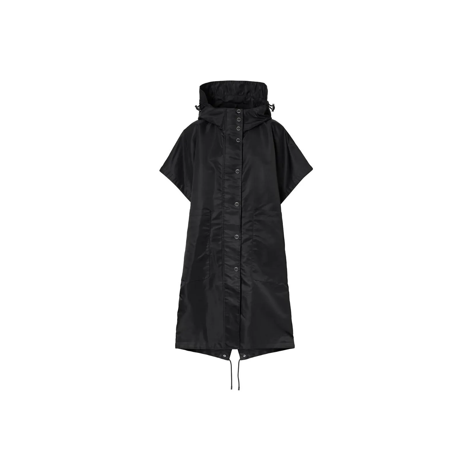Burberry Iconic Horseferry Hooded Cape 'Black'