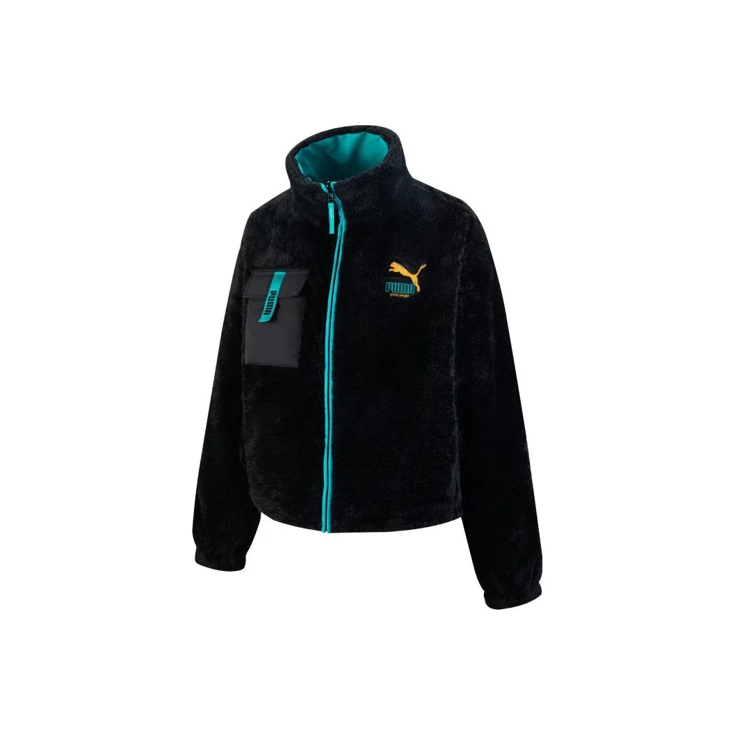 PUMA Черные Женские Бархатные Куртки