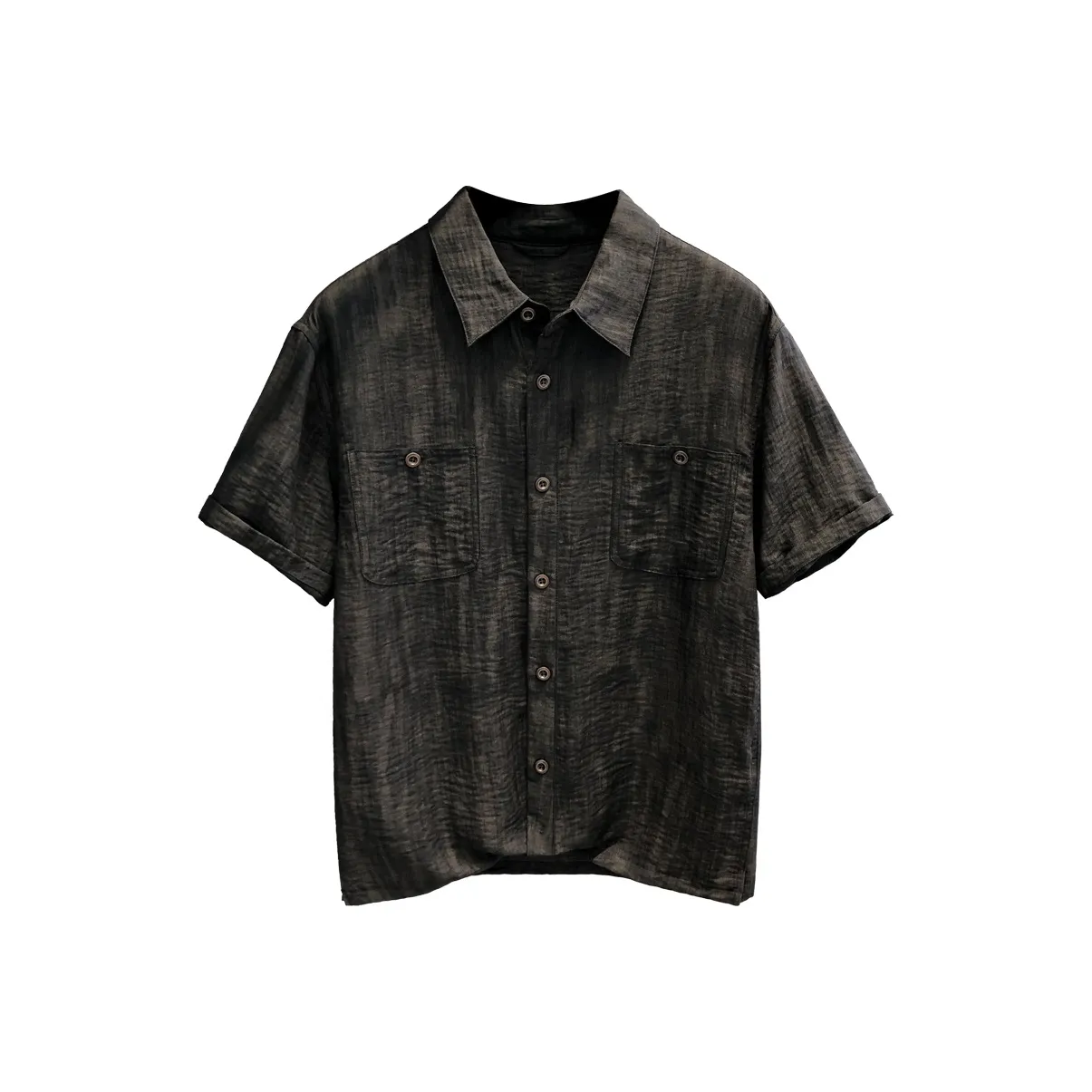 YGQPZHZ Черные Мужские Рубашки