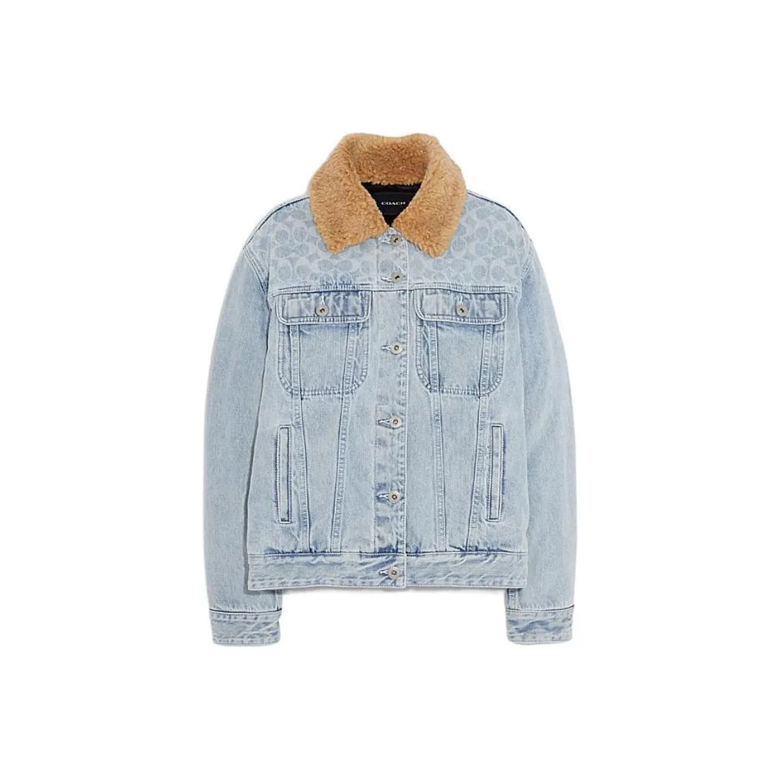 COACH FW22 Denim Jacket Women's Blue