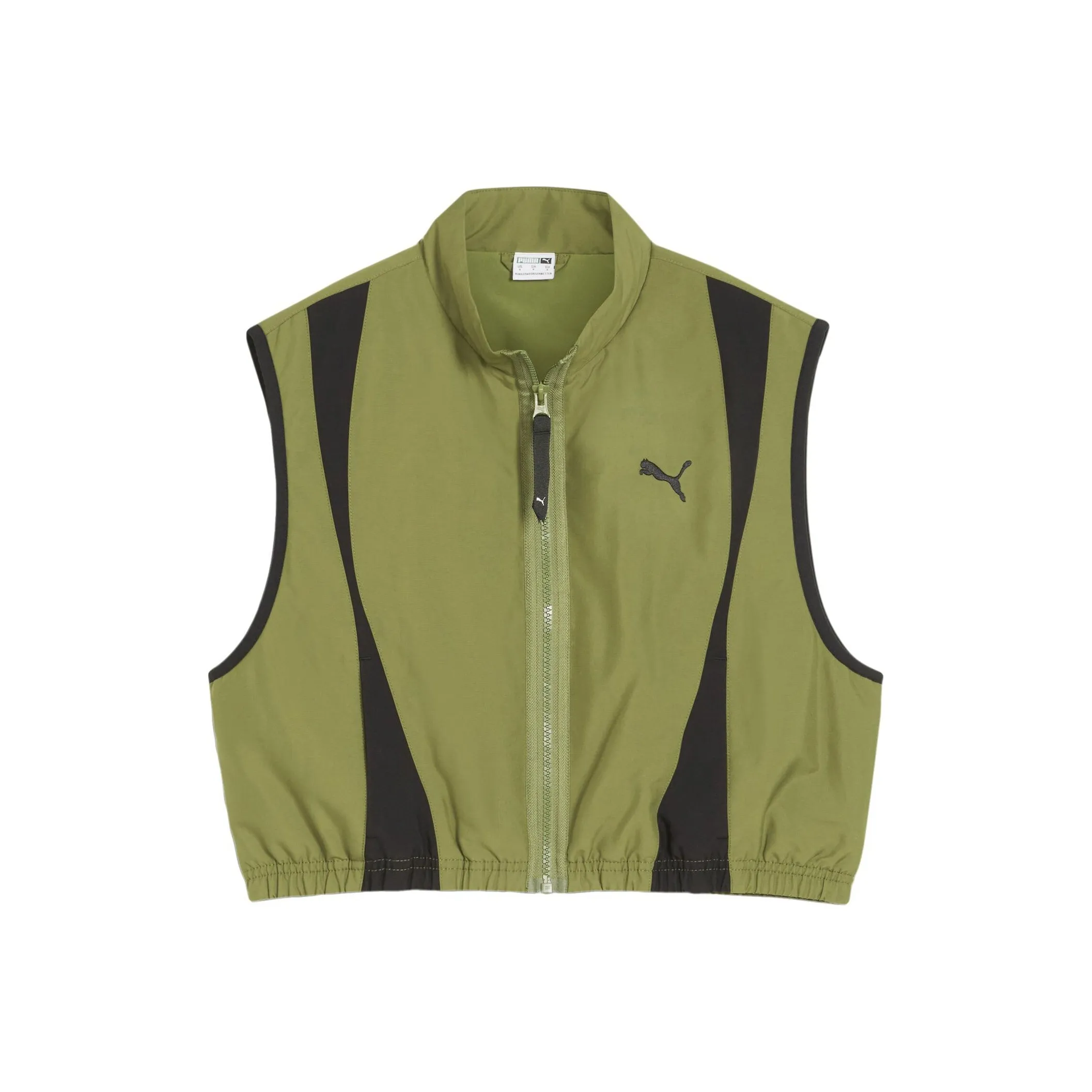 PUMA DARE TO WOVEN VEST Women's Olive Green