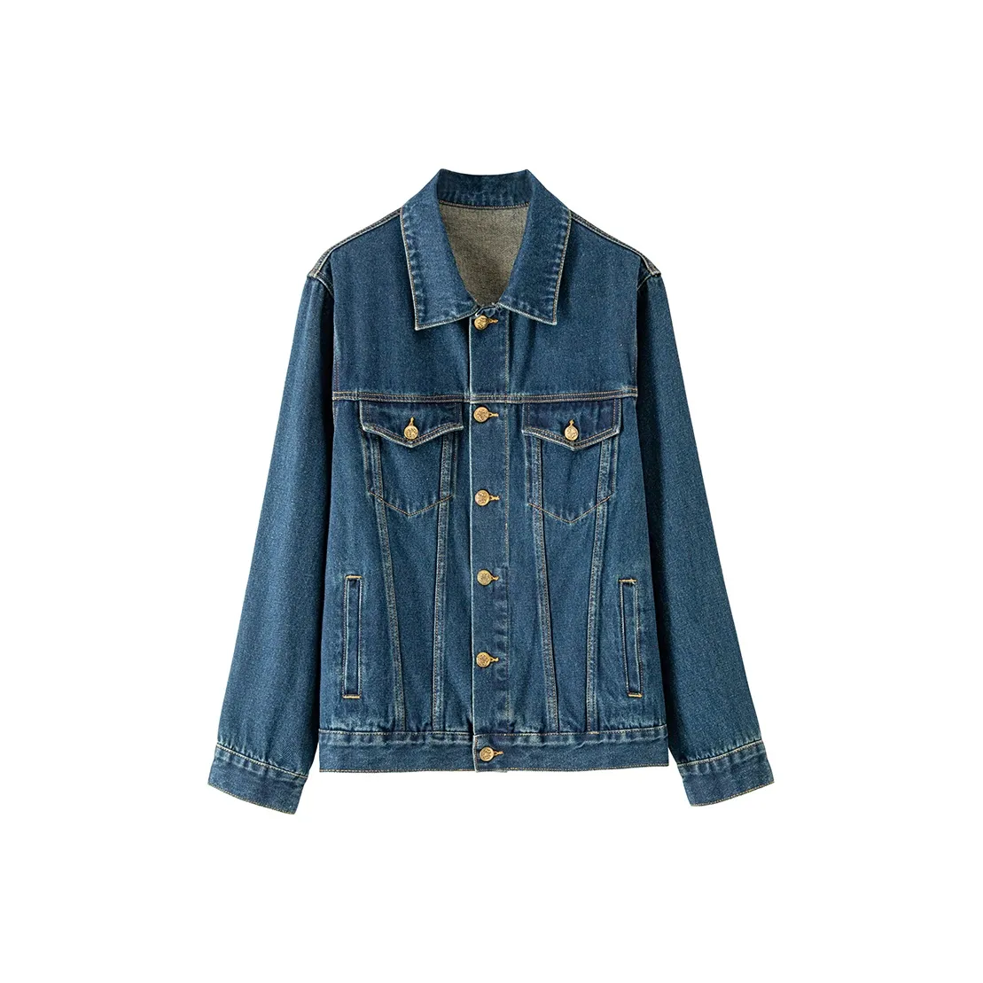 BANANA CICI Джинсовая куртка Женская Синяя