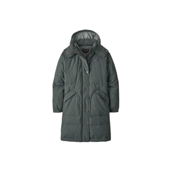 Patagonia Downdrift Parka Coats Women's Nouveau Green/Nouveau Green