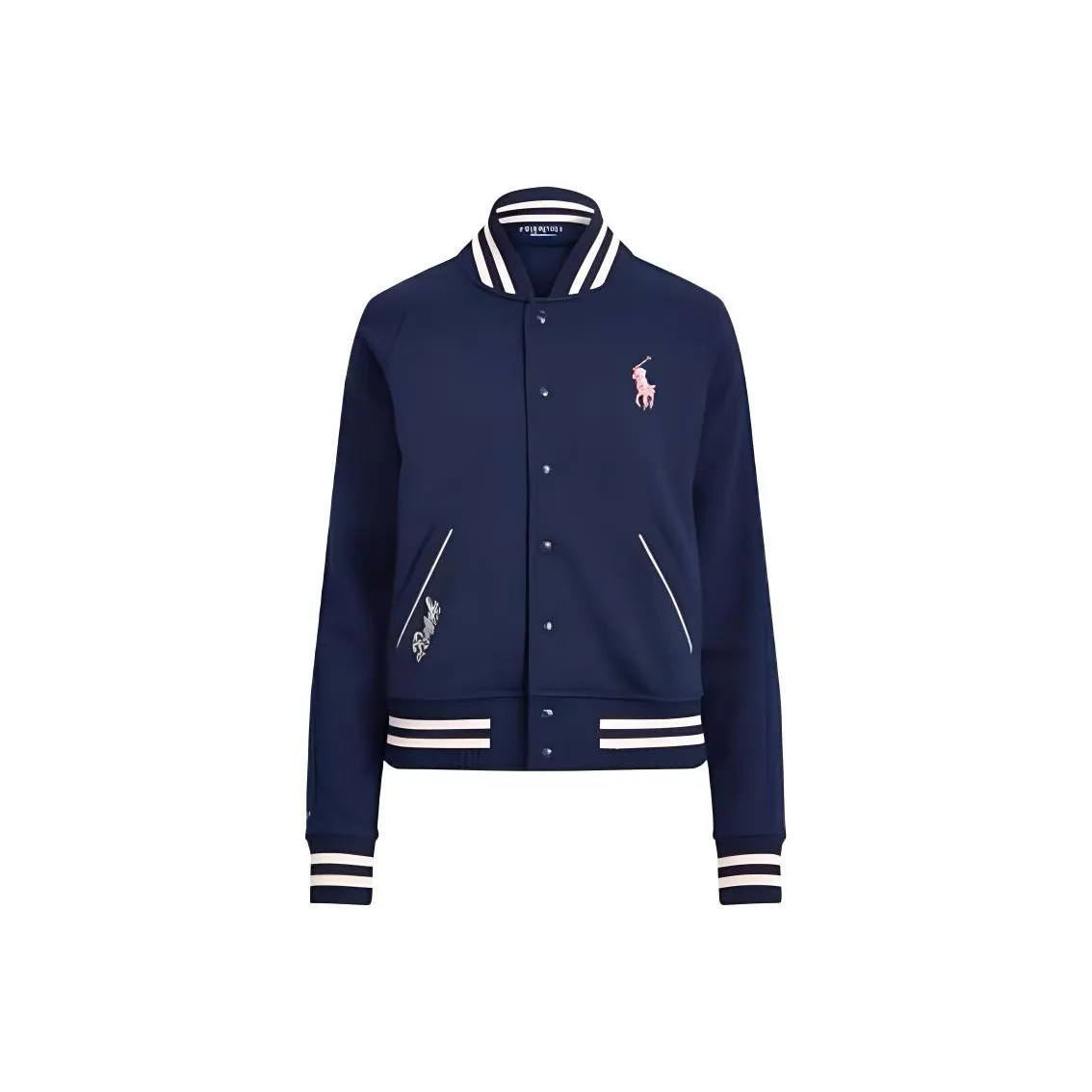 Polo Ralph Lauren FW22 Бейсбольная куртка Женская Темно-синяя