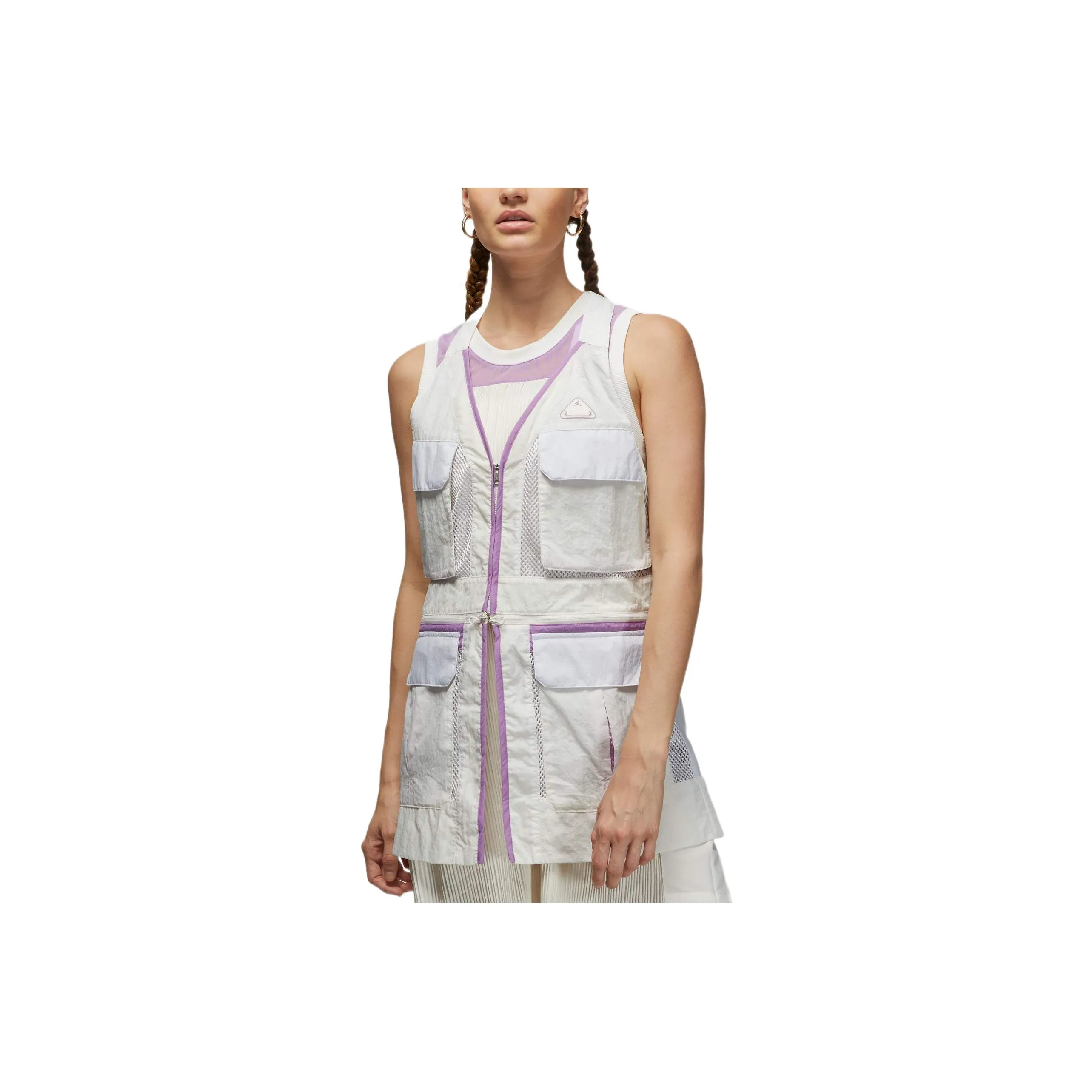 Джордан Phantom Серый Белый Женские Жилеты