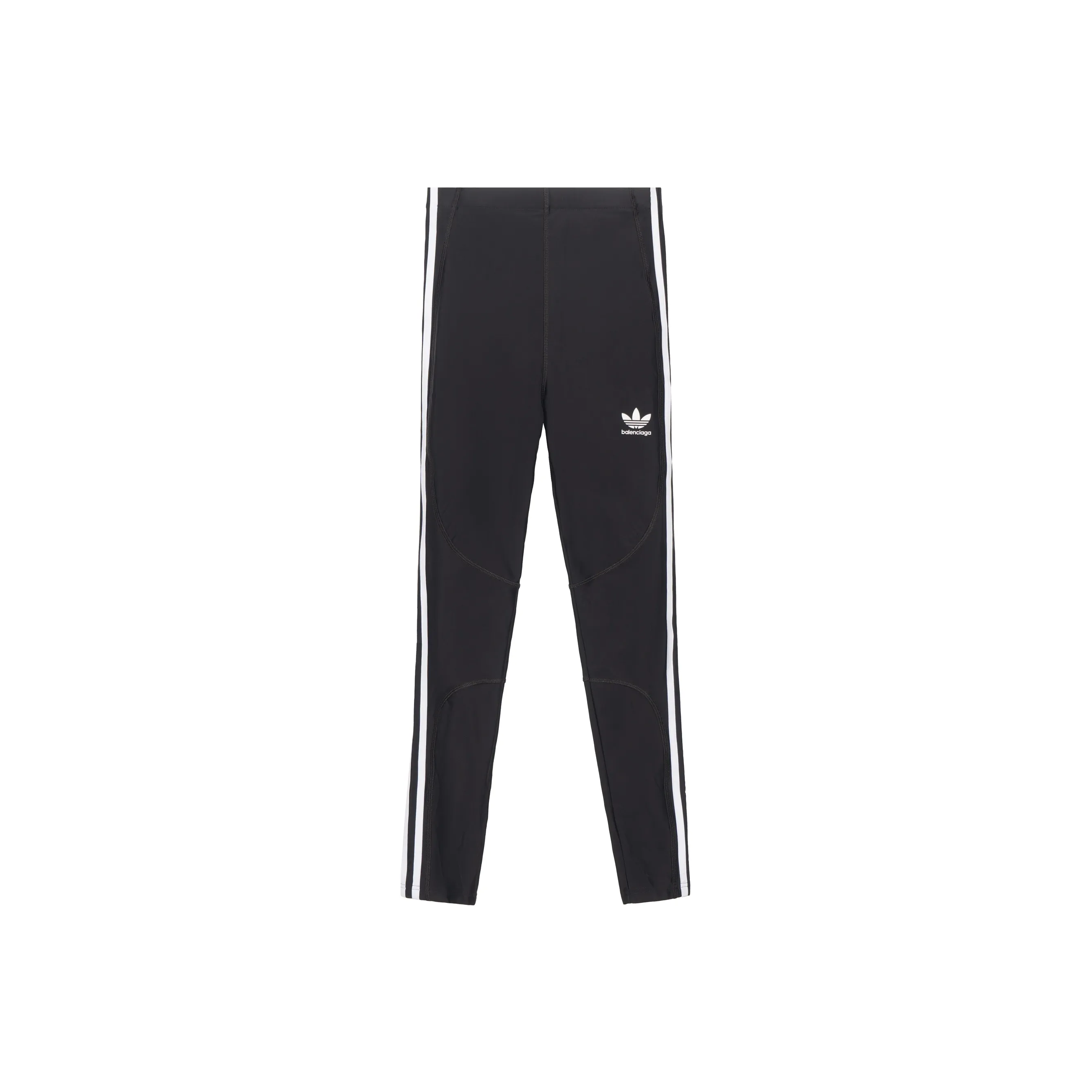 Balenciaga X Adidas Athletic Matte Spandex Leggings Black