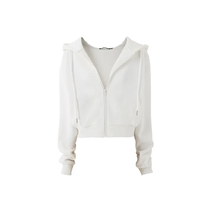SOON FLOWER Cropped Coat Women's White