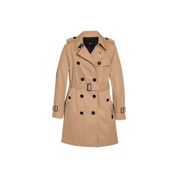 COACH Тренчкот Женский Хаки