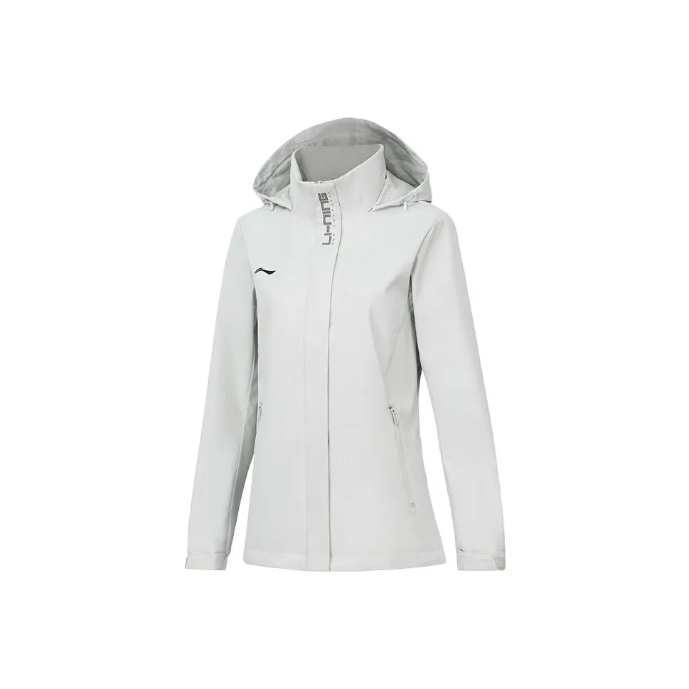 LiNing Trench Coat Women's Stone Gray