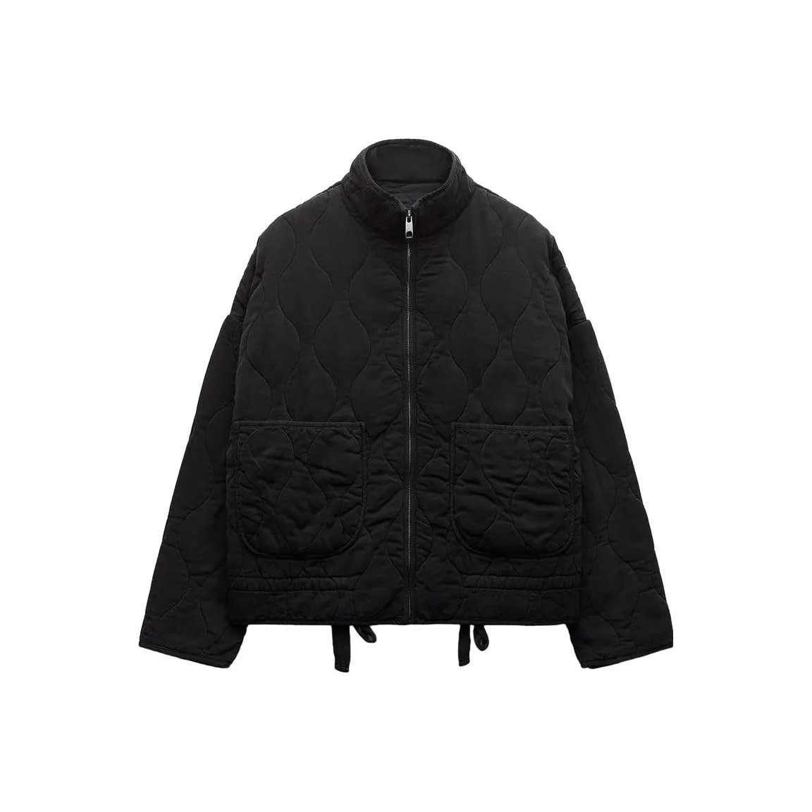 ZARA Пуховая куртка Женская Черная