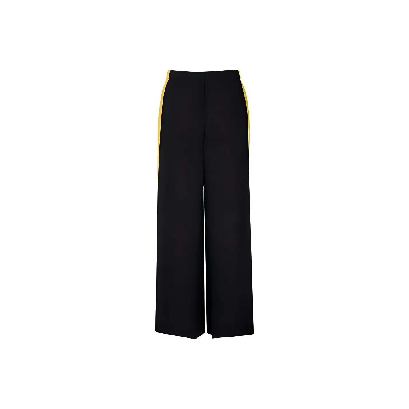 LOEWE Wide Leg Trousers 'Black/Yellow'