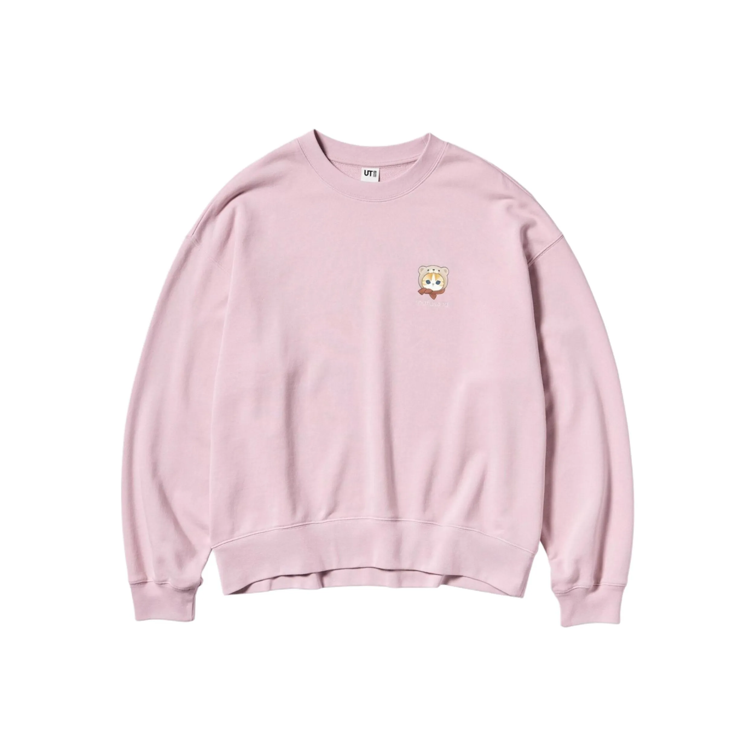 UNIQLO Shark Cat Collaboration Розовый Женские Свитшоты