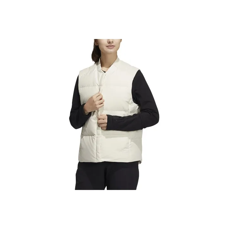 Adidas Белый Женский Пуховый жилет
