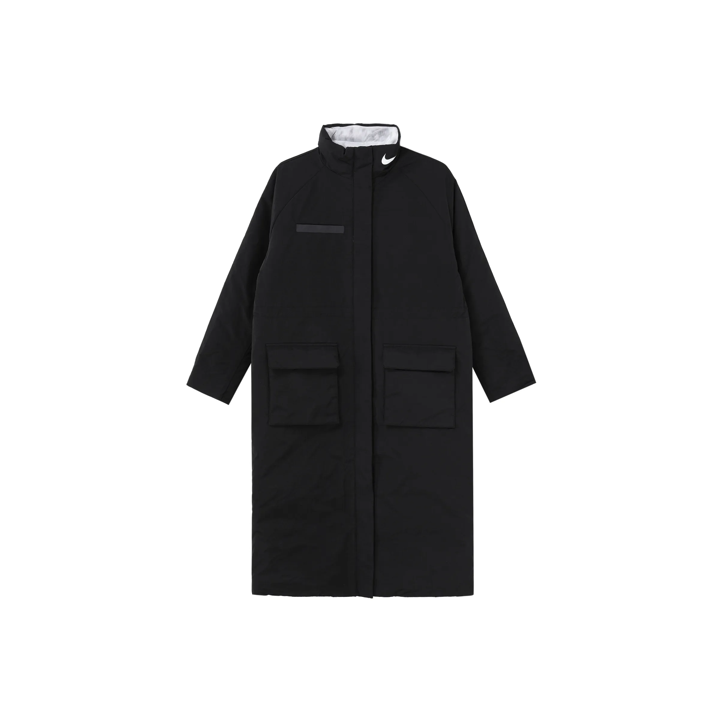 NIKE Черные Женские Объемные Куртки (Пуфы)