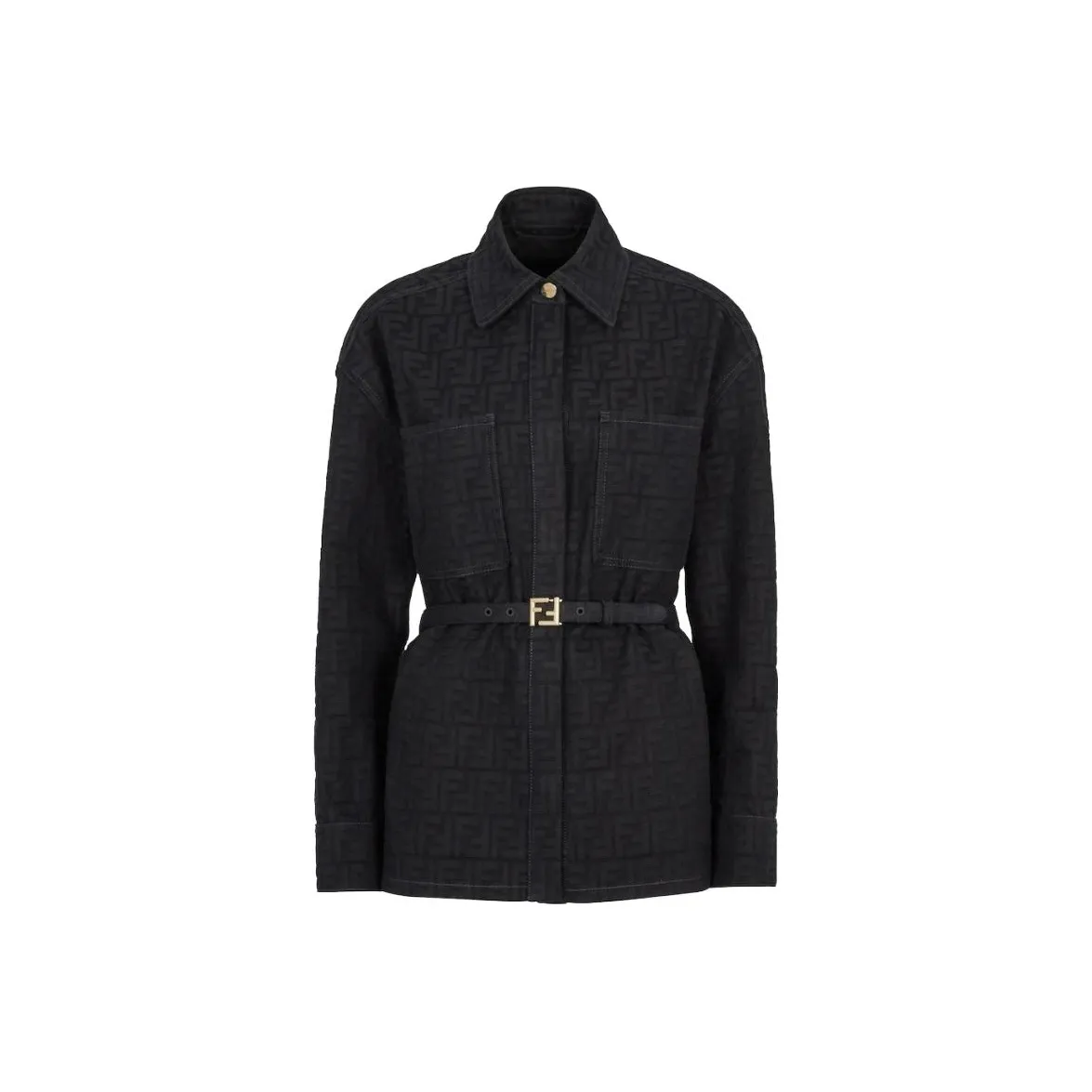 FENDI Denim Jacket Women's Black
