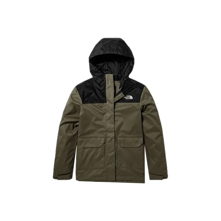 THE NORTH FACE City Outdoor Collection Windbreaker Jackets Women's Olive Green