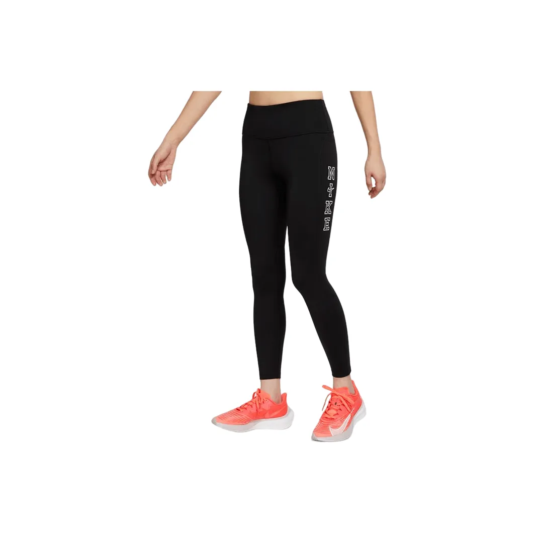 nike MULTI-MATERIAL Dri Fit Leggings Women's Black