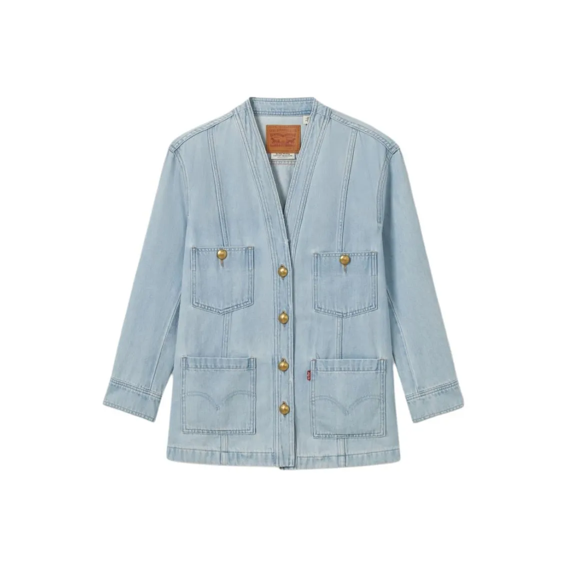 Levi's Denim Drifter Series Джинсовая Куртка Женская Светло-Синяя