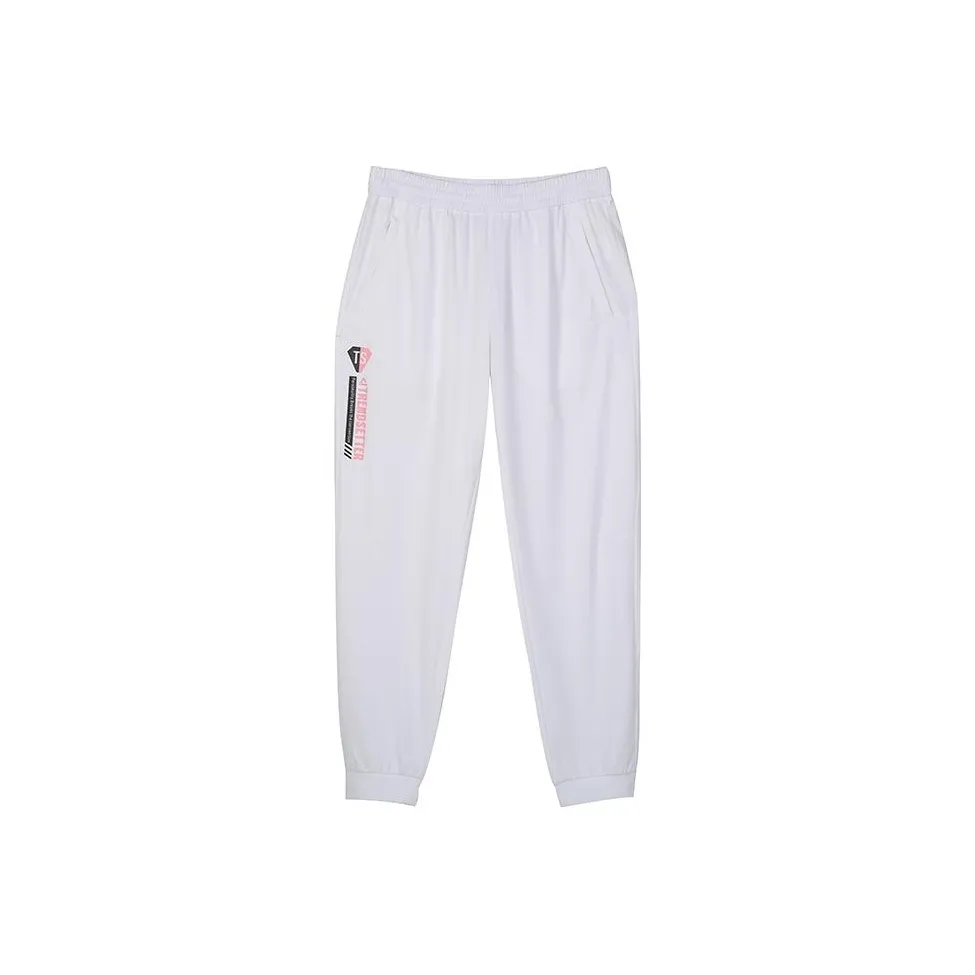 PEAK Белые Женские Вязаные Тренировочные Брюки
