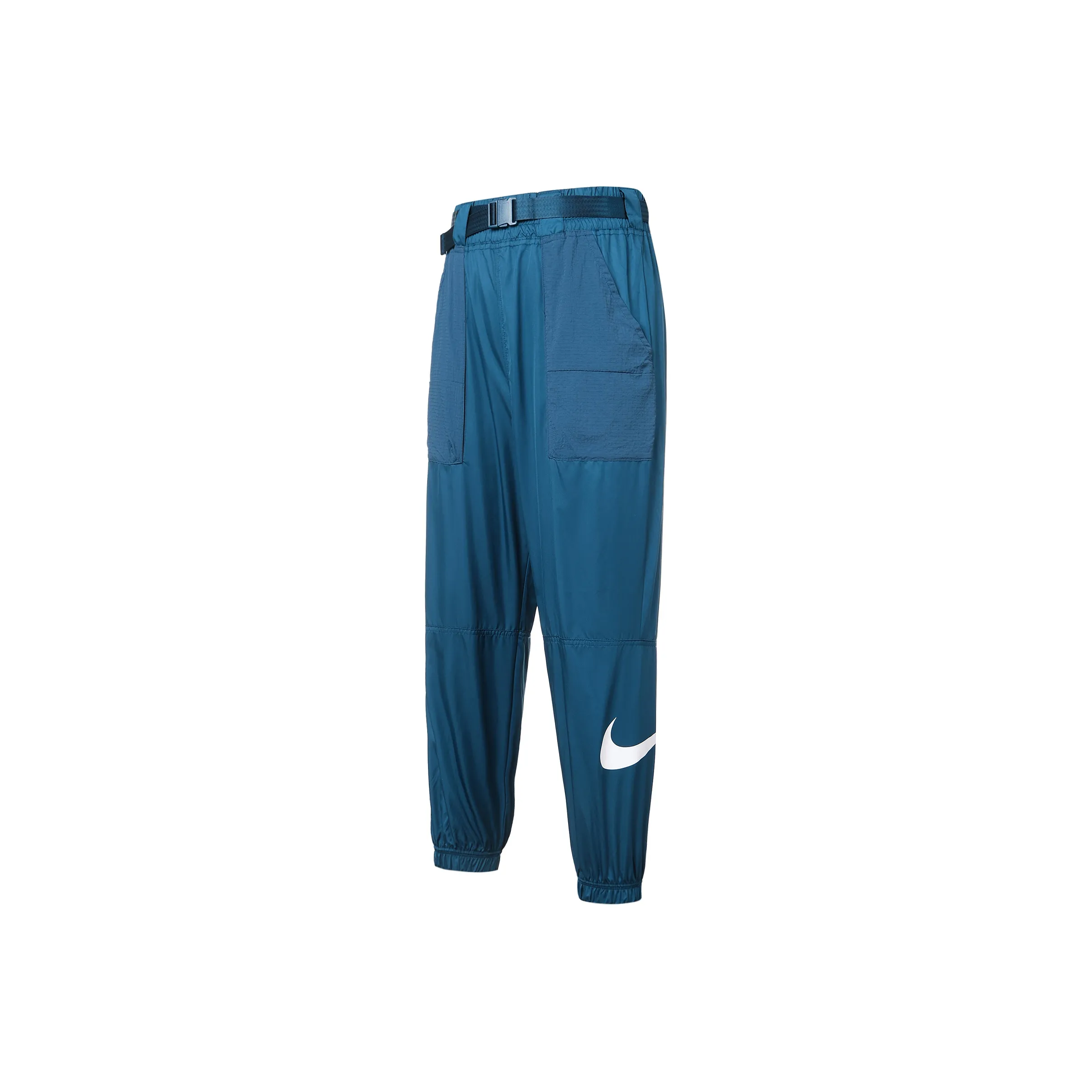 Nike Вязаные тренировочные брюки женские темно-синие