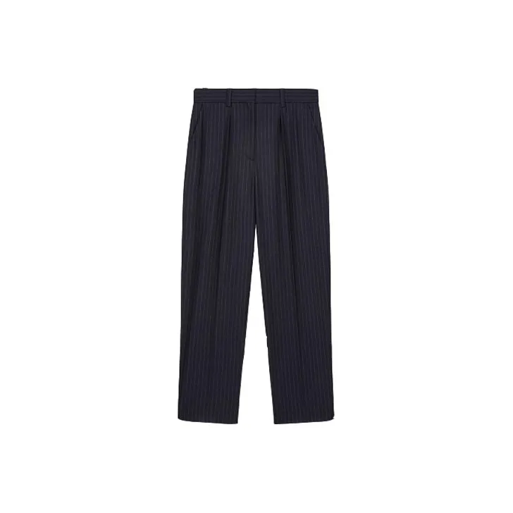 Maje Темно-синие Женские Повседневные Брюки